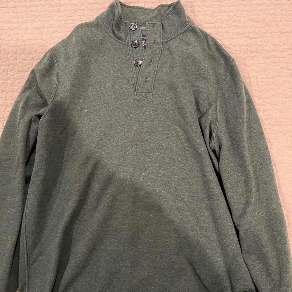 Green J Crew Sweatshirt Size: medium